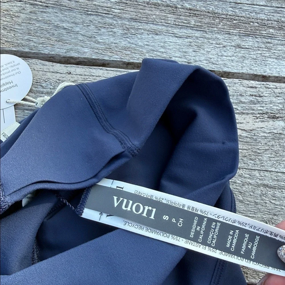 Vuori AllTheFeels legging size Small NWT BLUE COAST - Picture 5 of 5